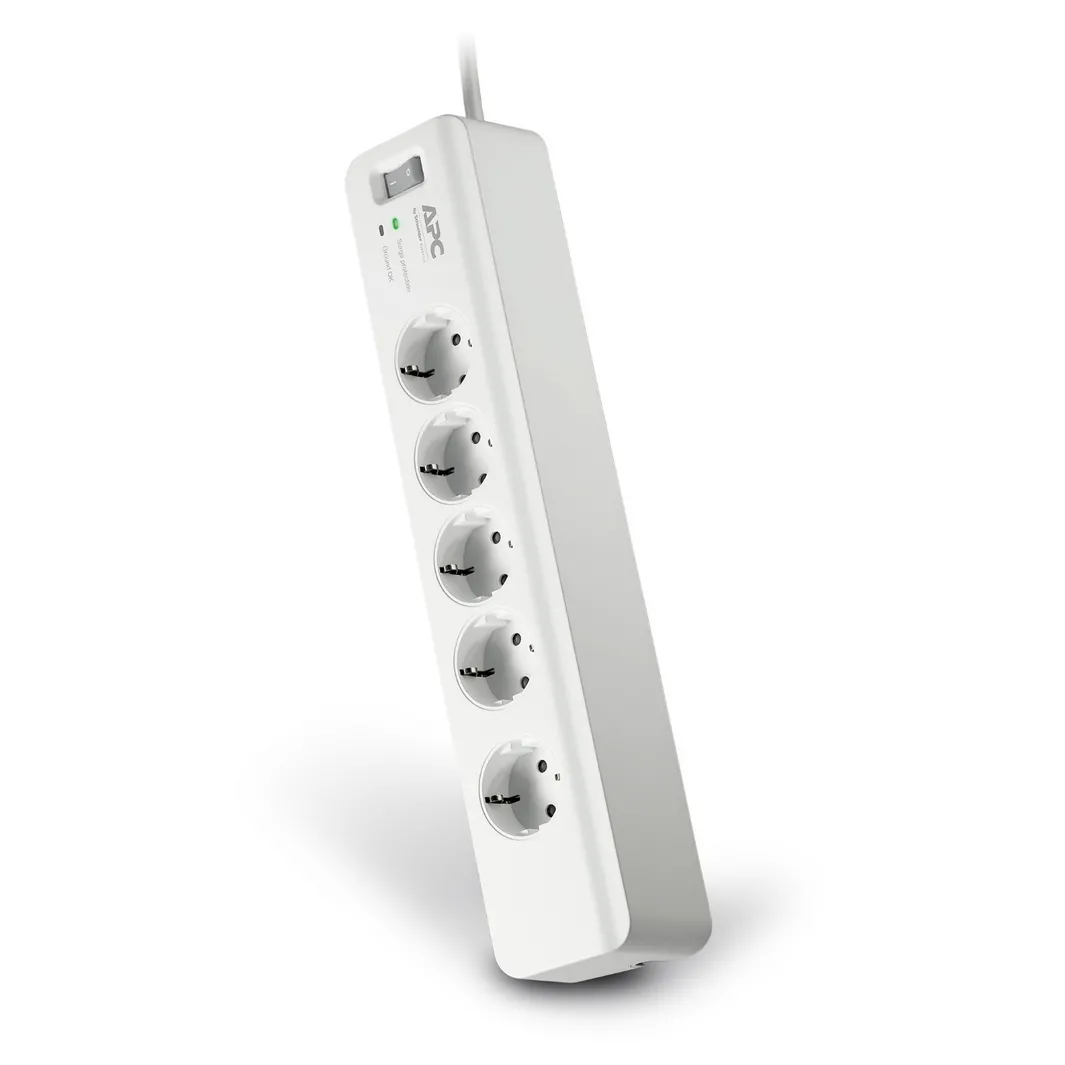 Prelungitor electric APC Essential SurgeArrest PM5-RS, 5 Prize, 1,83m, Alb