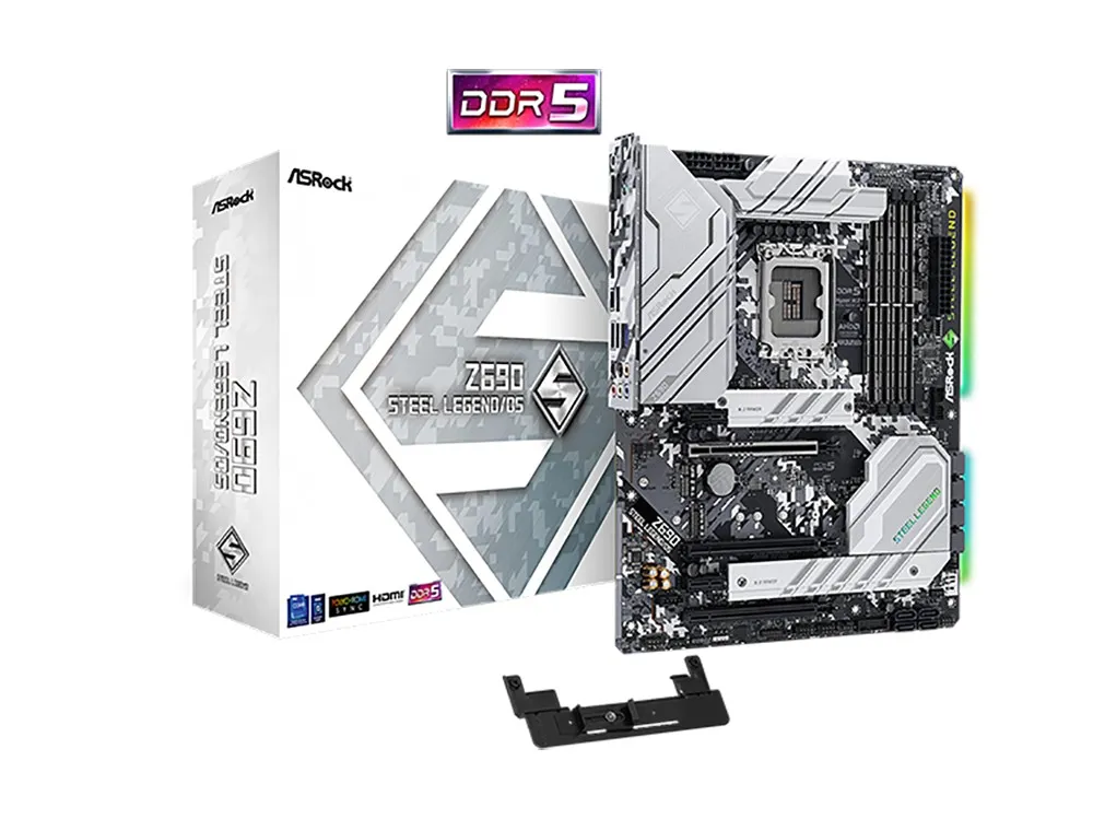Материнская плата ASRock Z690 STEEL LEGEND/D5, LGA1700, Intel Z690, ATX