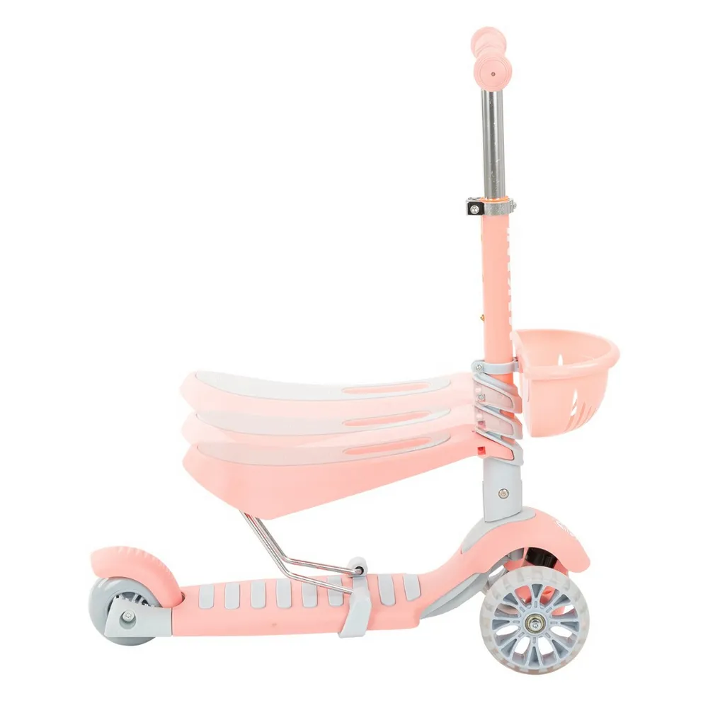 Trotinetă cu 3 roți pentru copii Kikka Boo BonBon, Roz