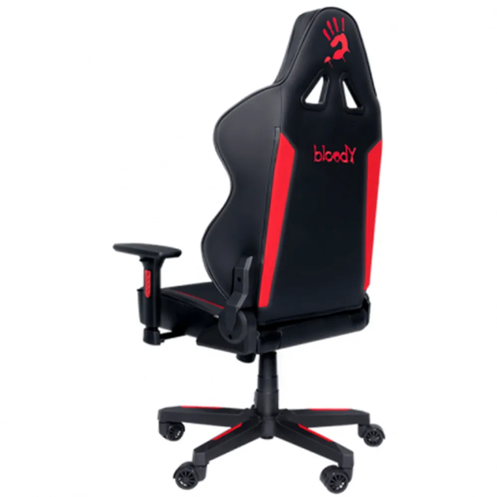 Scaun Gaming Bloody GC-330, PU Piele, Negru/Rosu