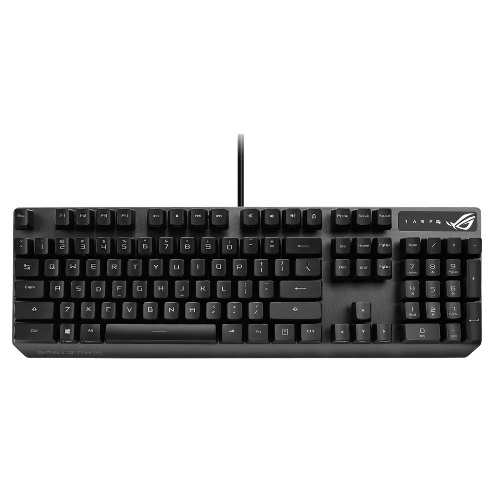 Gaming Keyboard Asus Strix Scope RX, Optical, for FPS, Aura Sync RGB, IP56, US Layout