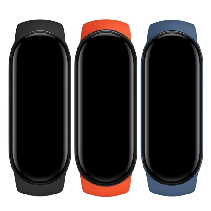 Curea pentru ceas Xiaomi MiBand 6, Negru/Portocaliu/Albastru