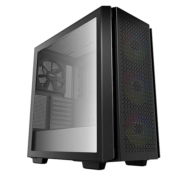 Carcasă PC Deepcool CG560, Midi-Tower, ATX PS2 , Negru