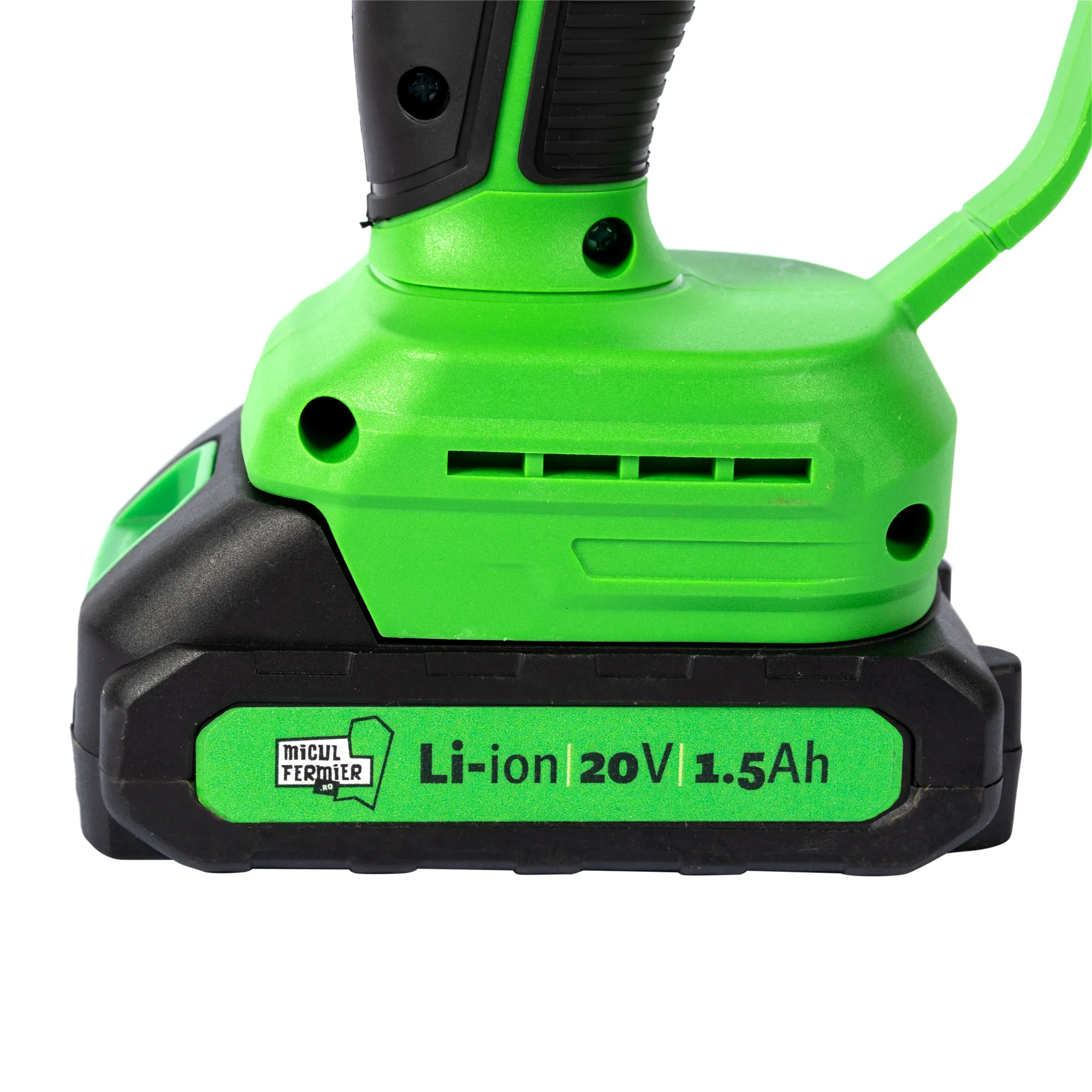 Fierestrau cu 2 lanturi si 2 lame cu acumulator Micul Fermier 20V