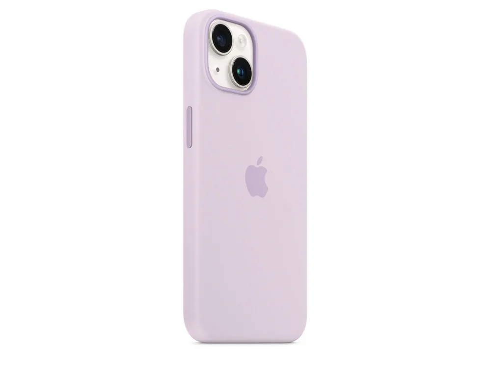 Original iPhone 14 Silicone Case with MagSafe - Lilac, Model A2910
