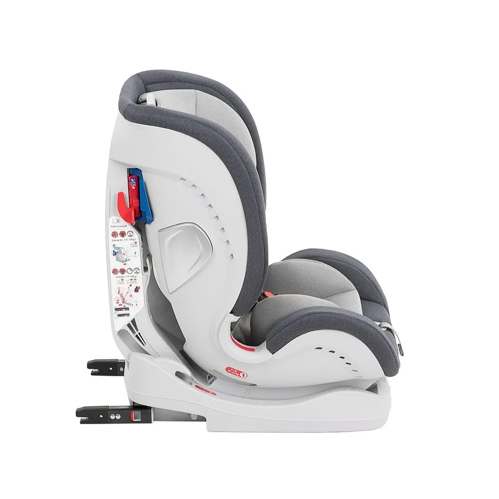 Scaun auto Kikka Boo 4in1, Grupa 0+/1/2/3 (0-36 kg), Gri