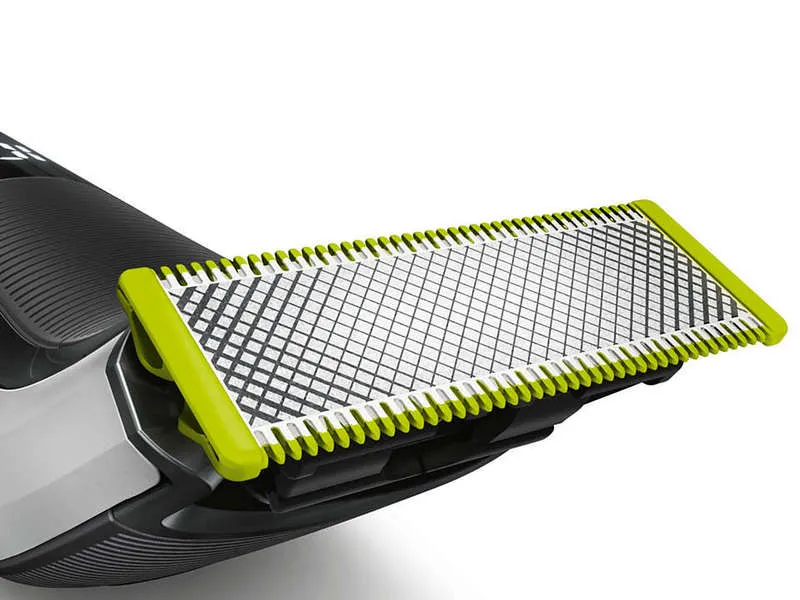 Trimmer pentru bărbați Philips OneBlade Pro QP6520/20, Negru | Argintiu