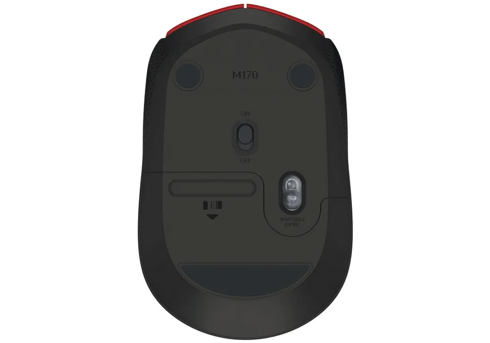 Беcпроводная мышь Logitech M171, Красный