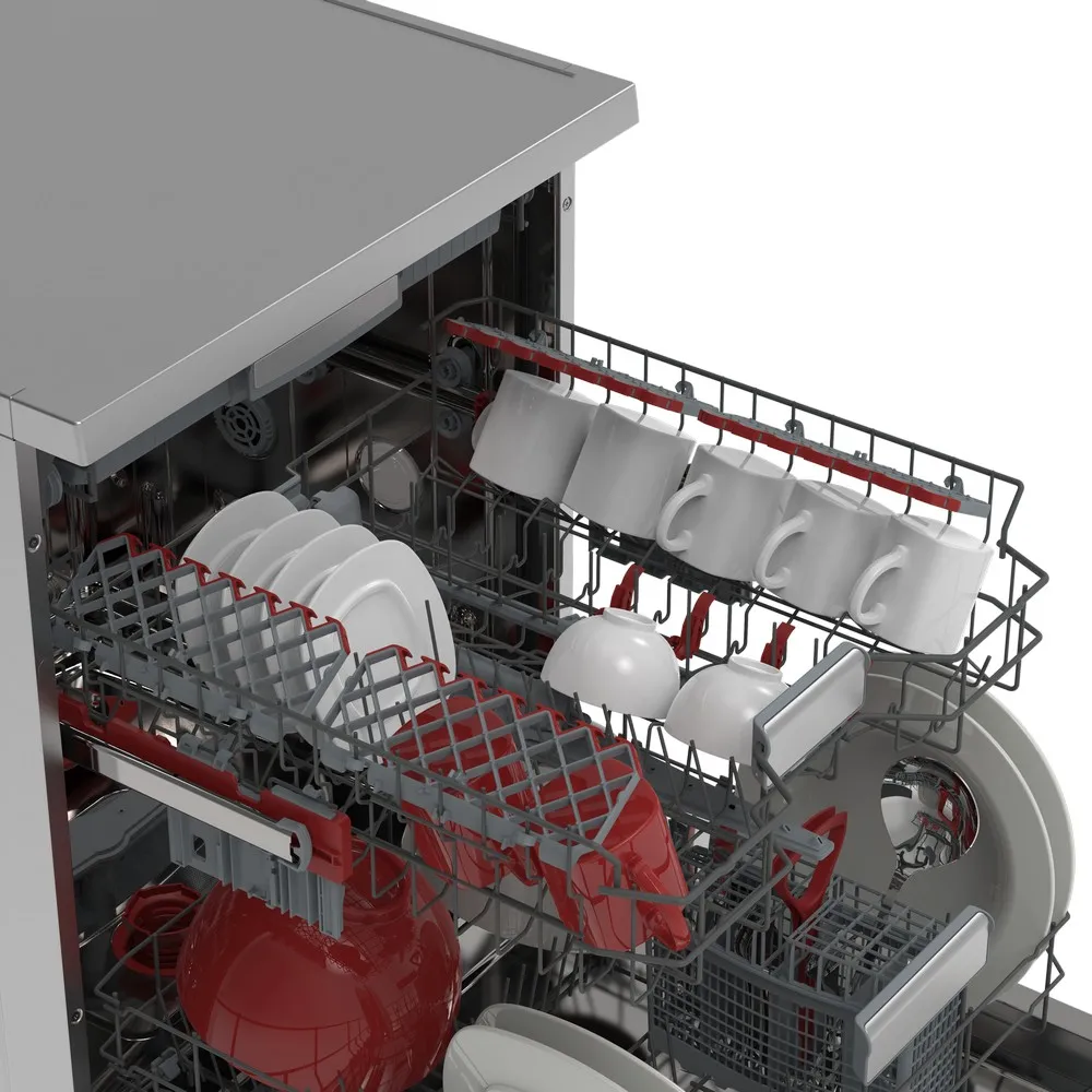 Mașină de spălat vase Sharp QWNA34F42DIEU, Argintiu