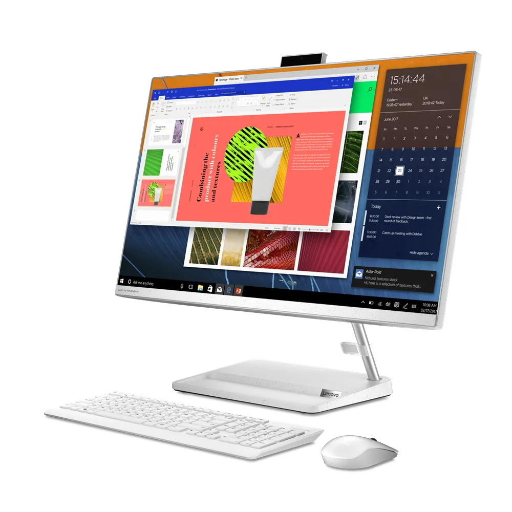 Computer All-in-One Lenovo IdeaCentre 3 27ITL6, 27", Intel Core i3-1115G4, 8GB/256GB, Fără SO, Alb