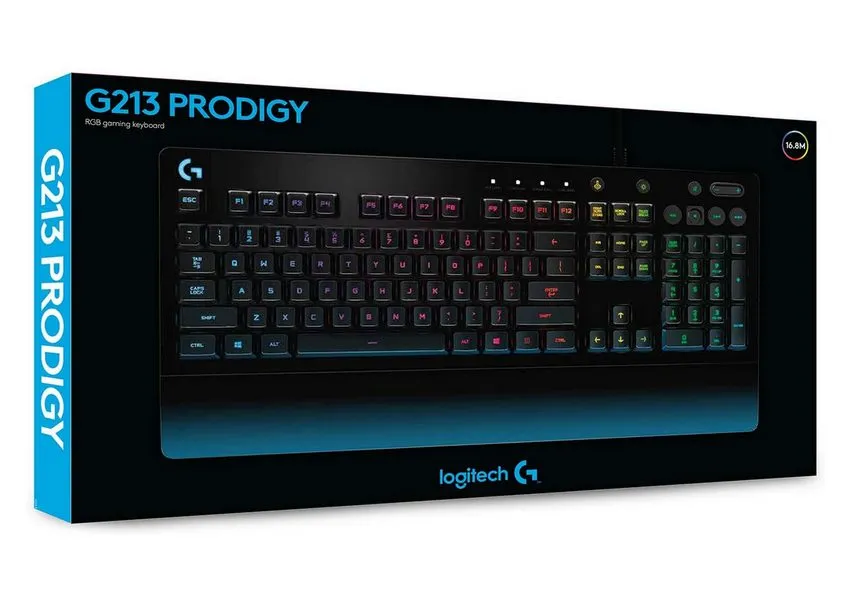 Клавиатура Logitech G213, Проводное, Чёрный