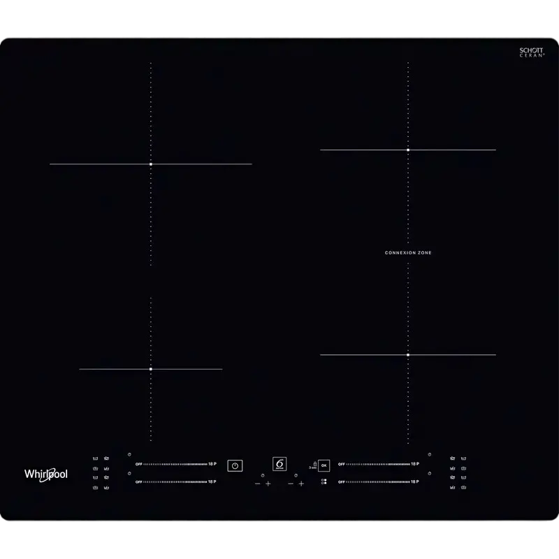 Plită cu inducție Whirlpool WB S0060 NE, Negru