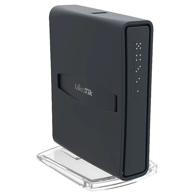 Router fără fir MikroTik hAP AC Lite Tower, Negru