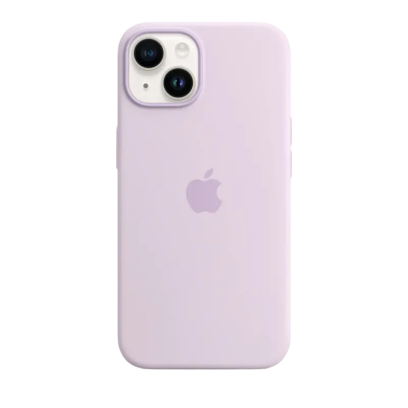 Original iPhone 14 Silicone Case with MagSafe - Lilac, Model A2910