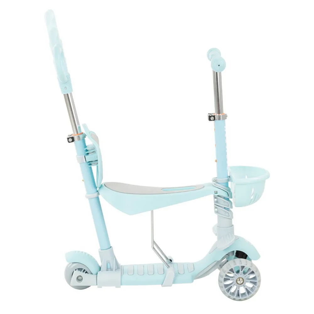 Trotinetă cu 3 roți pentru copii Kikka Boo BonBon, Albastru deschis