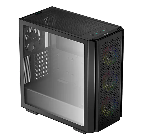 Carcasă PC Deepcool CG560, Midi-Tower, ATX PS2 , Negru