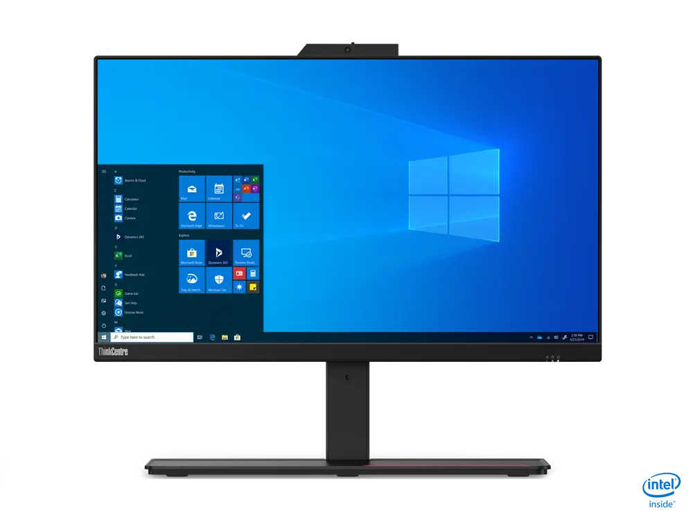 Computer All-in-One Lenovo ThinkCentre M90a, 23,8", Intel Core i3-10100T, 16GB/256GB, Fără SO, Negru