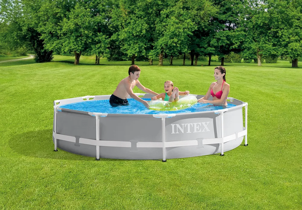 Piscină cu cadru metalic Intex Metal Frame, 16800L, Albastru, 28242