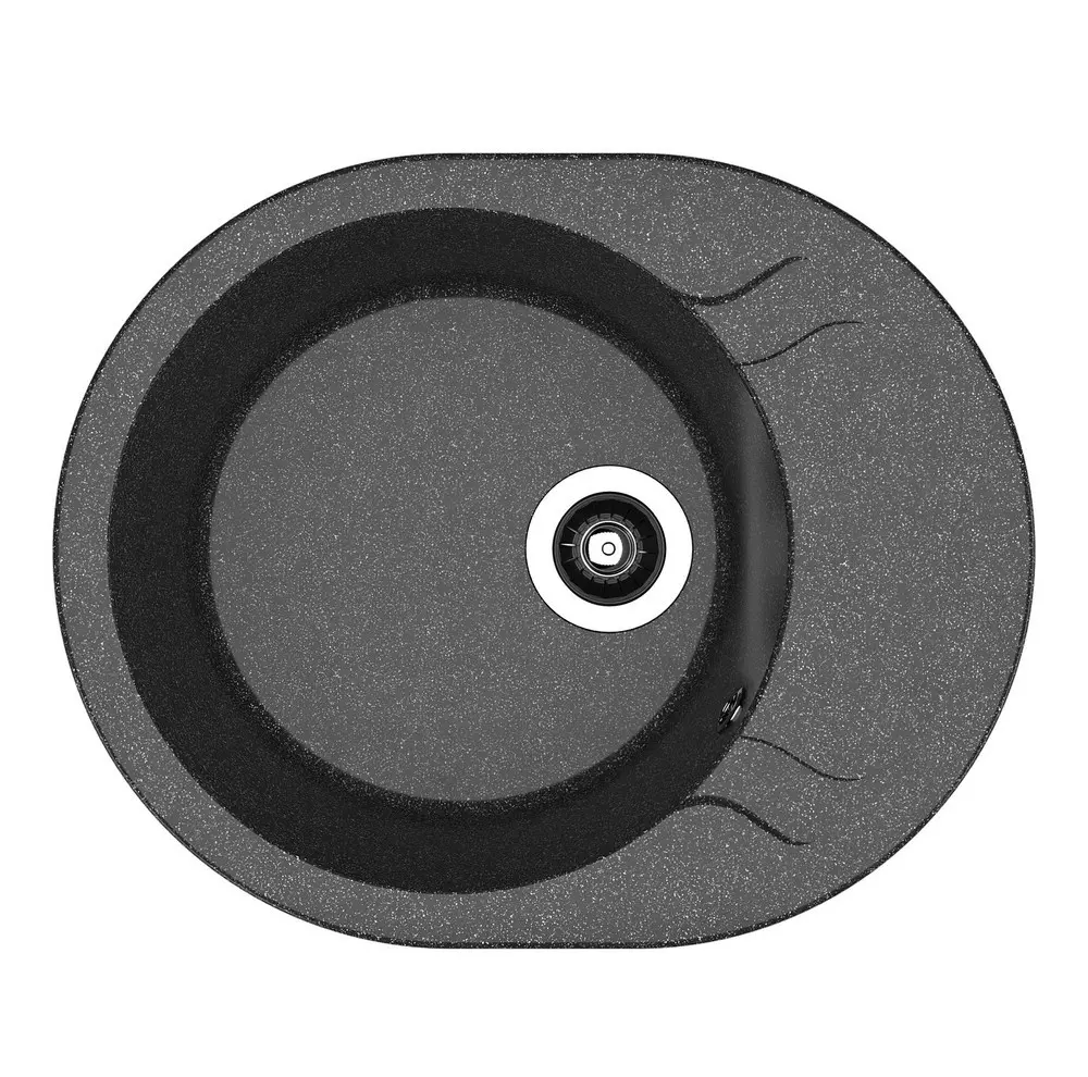 Berta 580 chiuveta Dr: Gans  (Negru)