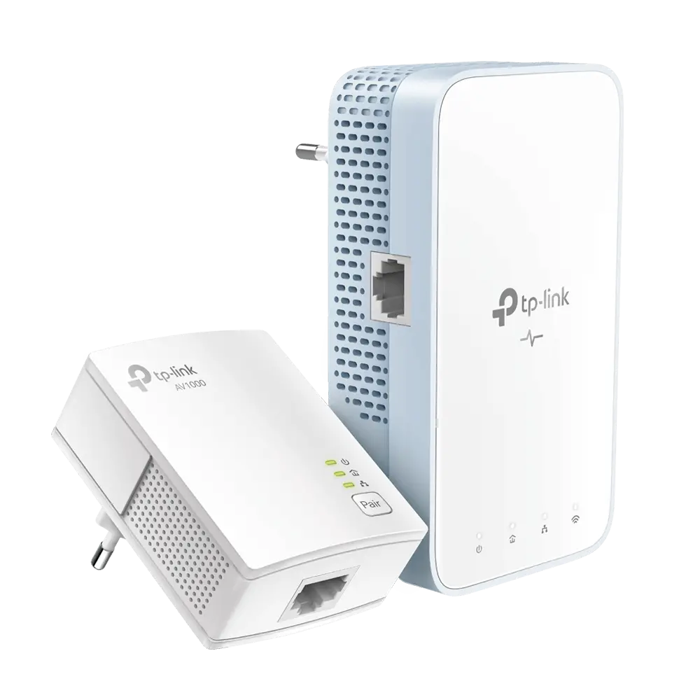 Адаптер Powerline TP-LINK TL-WPA7517 KIT, AV1000, 1000 Мбит/с, Белый