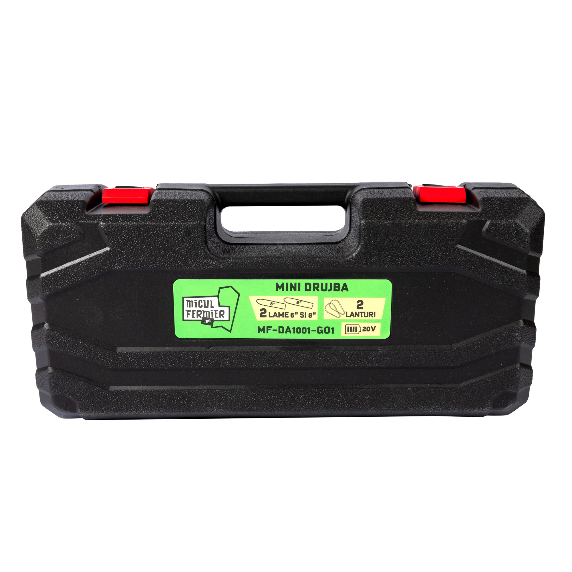 Fierestrau cu 2 lanturi si 2 lame cu acumulator Micul Fermier 20V