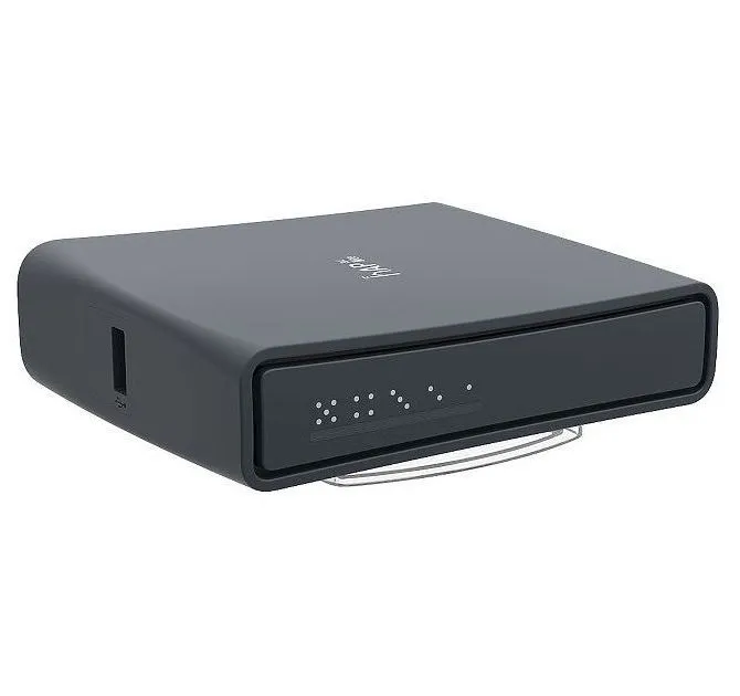 Router fără fir MikroTik hAP AC Lite Tower, Negru