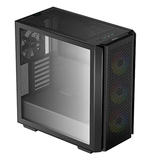 Carcasă PC Deepcool CG560, Midi-Tower, ATX PS2 , Negru