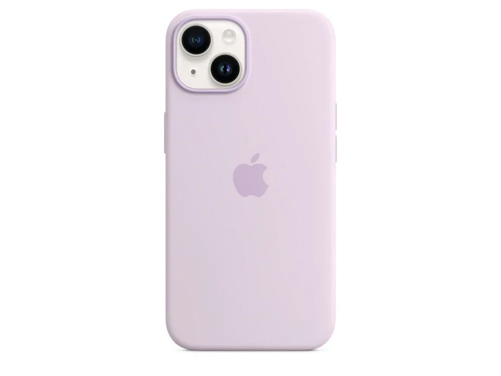 Original iPhone 14 Silicone Case with MagSafe - Lilac, Model A2910
