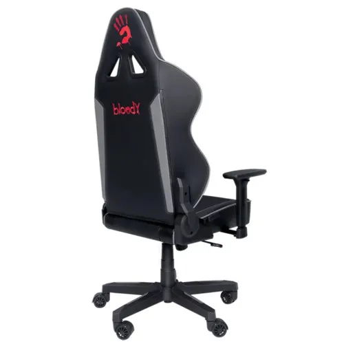 Scaun Gaming Bloody GC-330, PU Piele, Negru/Gri
