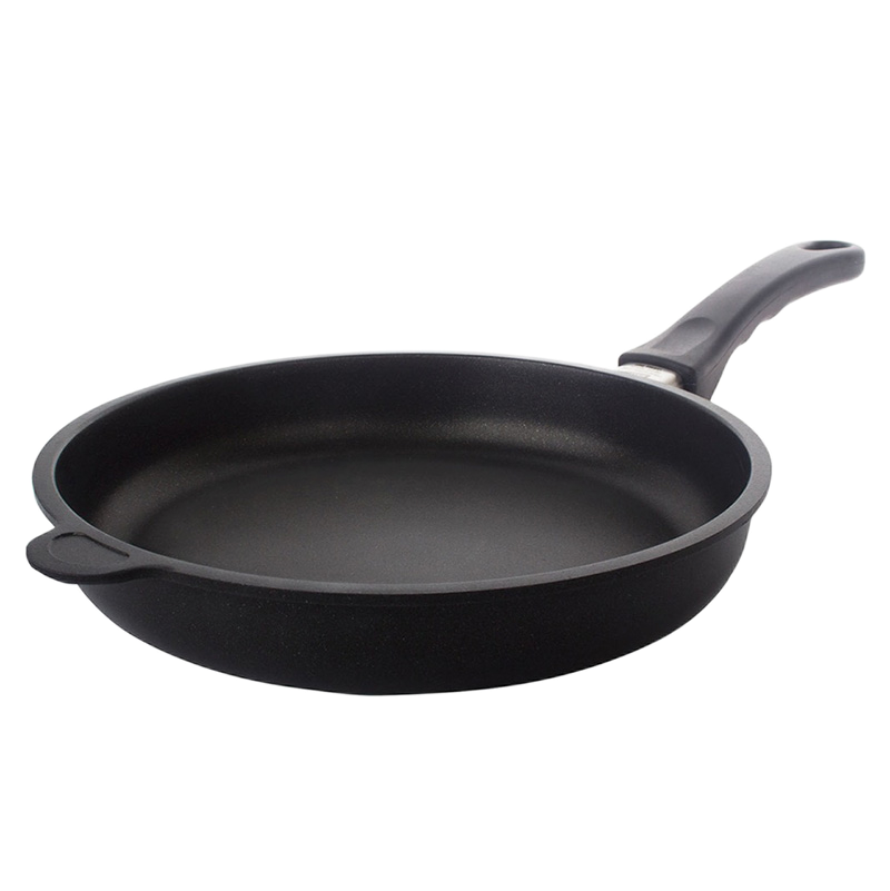 Сковорода AMT Gastroguss I-528-E, 1,9л, 28см, Чёрный