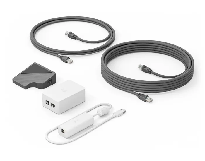 Аксессуары для веб-камер Logitech Tap & Cat5e Kit, 1280 x 800, Серый