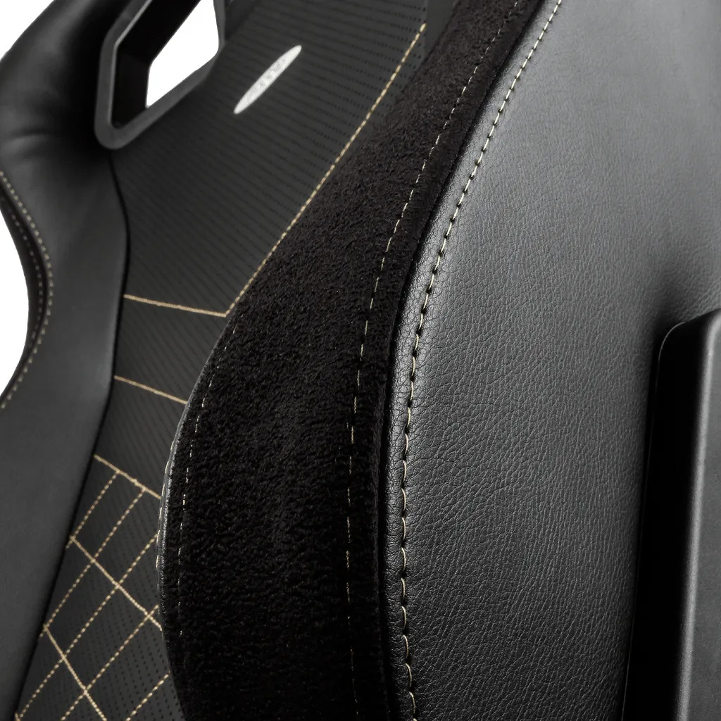 Scaun Gaming Noblechairs Epic, PU Piele, Negru/Auriu