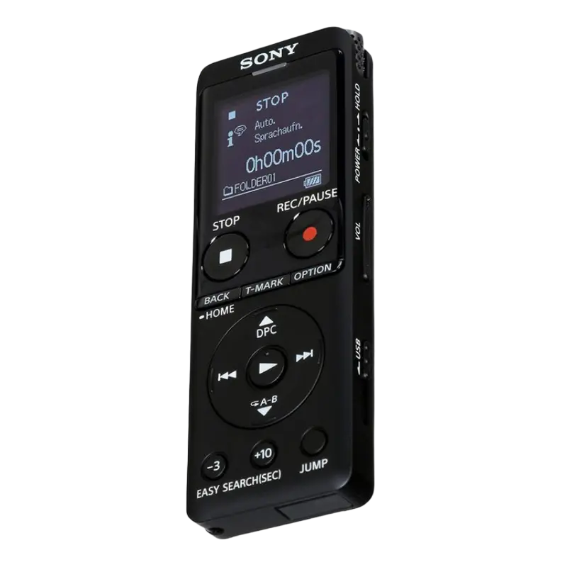 Digital Voice Recorder SONY ICD-UX570 , 4GB UX Series, Black