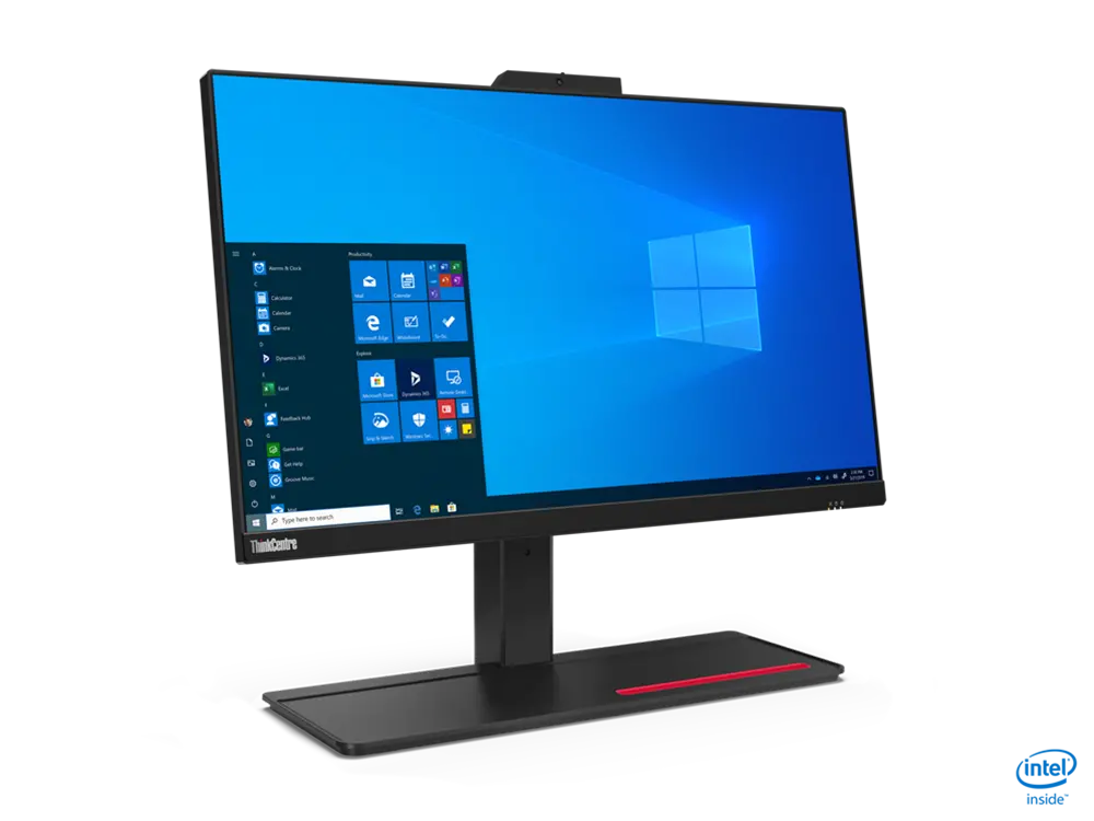 Computer All-in-One Lenovo ThinkCentre M90a, 23,8", Intel Core i3-10100T, 16GB/256GB, Fără SO, Negru