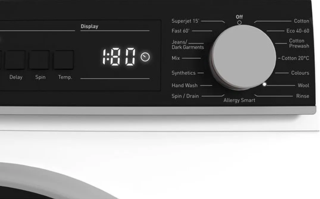 Mașină de spălat Sharp ESNFB9141WDEE, 9kg, Alb