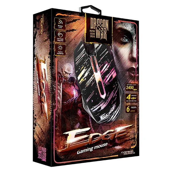 Игровая мышь QUMO Edge, Чёрный