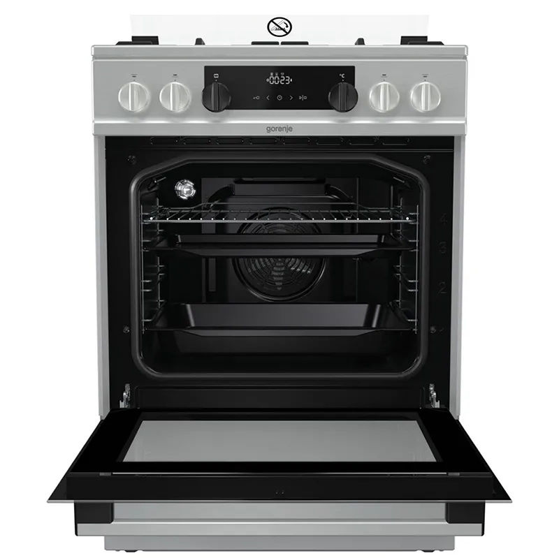 Aragaz Mixt Gorenje K 634 X, Argintiu