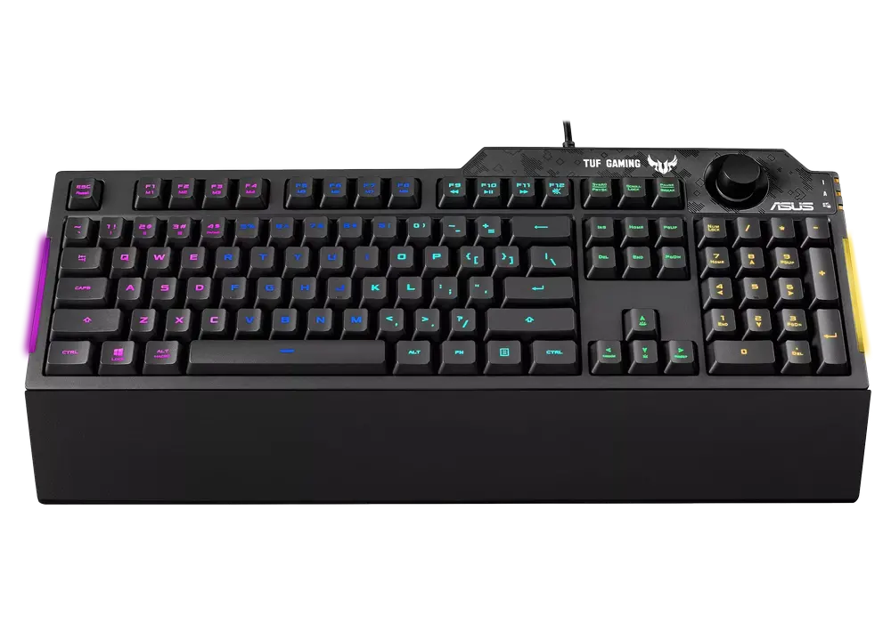 Клавиатура ASUS TUF Gaming K1, Проводное, Чёрный