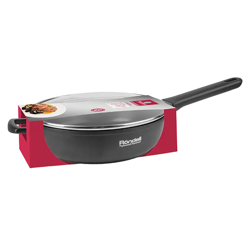 Сотейник Rondell RDA-1203, 28cm, Чёрный