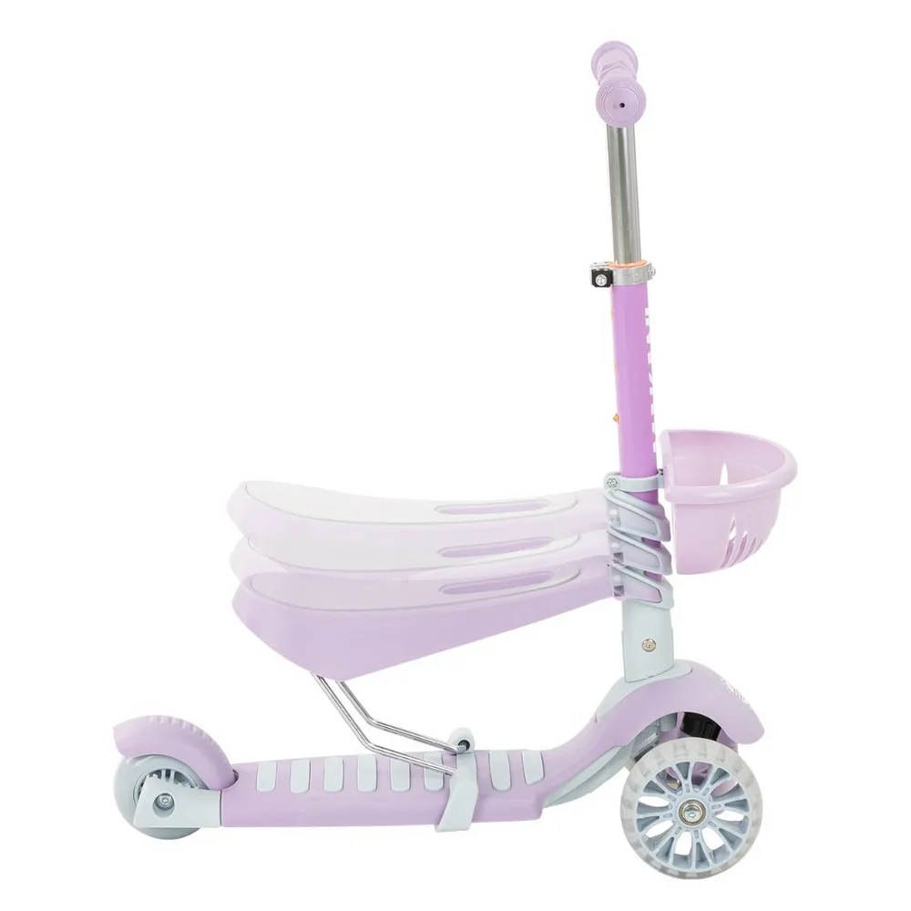 Trotinetă cu 3 roți pentru copii Kikka Boo BonBon, Liliac