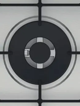 Plită pe gaz Whirlpool GMWL 728/IXL, Oțel inoxidabil