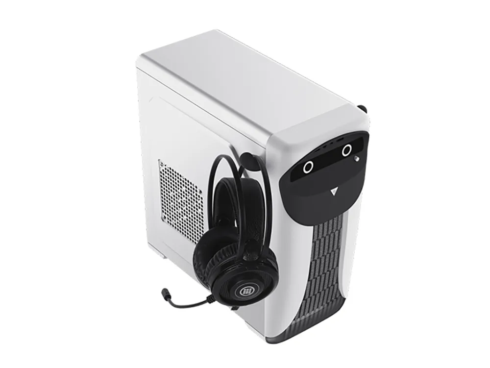 Carcasă PC Gamemax CUTE OWL, Mini-Tower, ATX, Negru/Alb
