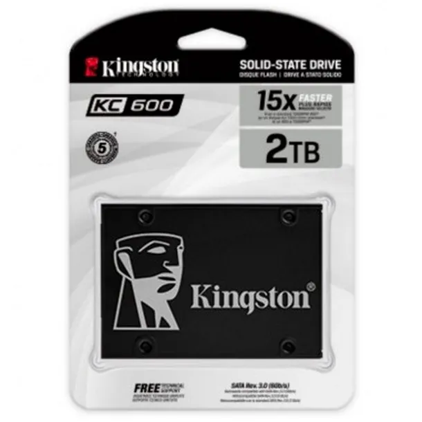 Накопитель SSD Kingston KC600, 2048Гб, SKC600/2048G
