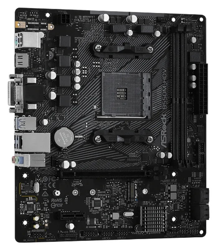 Материнская плата ASRock B550M-HDV, AM4, AMD B550, Micro-ATX