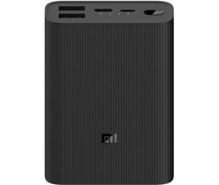 Портативное зарядное устройство Xiaomi Power Bank 3, 10000мА·ч, Чёрный