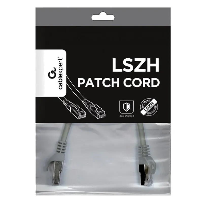 Patch cord Cablexpert PP6U-2M, Cat6 UTP, 2m, Gri