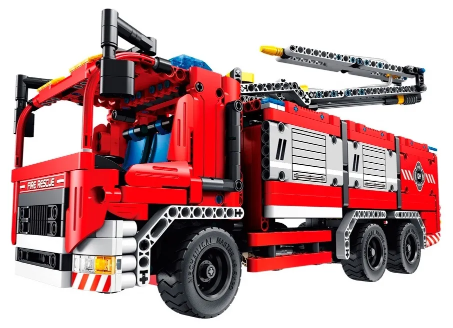 Constructor XTech Fire Truck with Water Spraying