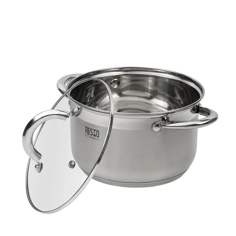 Набор кастрюль RESTO 92015, Нержавеющая сталь