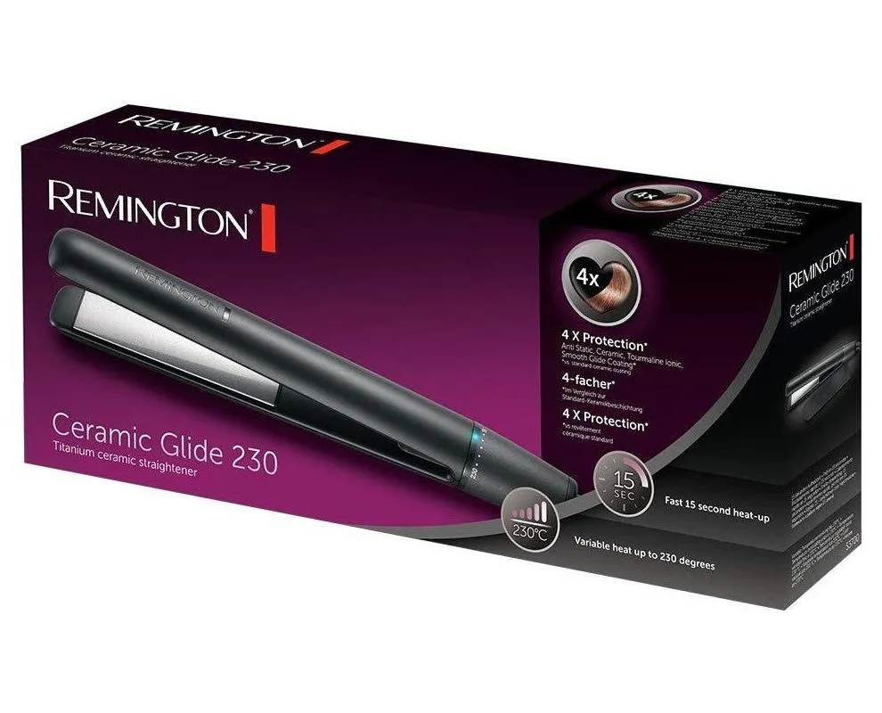 Выпрямитель для волос Remington Ceramic Glide S3700, Чёрный