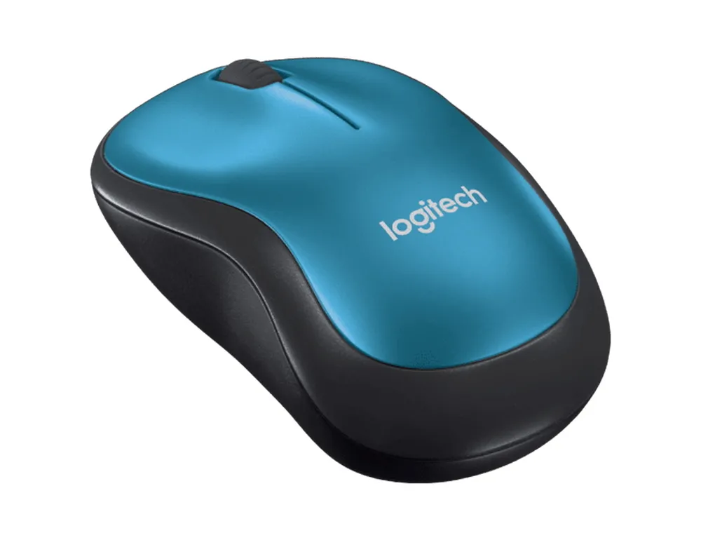 Беcпроводная мышь Logitech M185, Синий